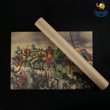 Load image into Gallery viewer, Superheroes Chilling Poster
