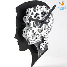 Load image into Gallery viewer, Thinking Mind Gear Clock
