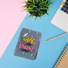 Load image into Gallery viewer, Travel Harder Beaded Passport Cover

