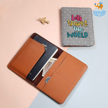 Load image into Gallery viewer, Travel the World Beaded Passport Cover

