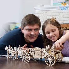 Load image into Gallery viewer, Ugears Royal Carriage Mechanical Model
