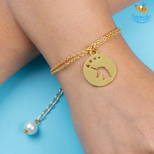 Load image into Gallery viewer, Unicorn Golden Bracelet
