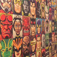 Load image into Gallery viewer, Vintage Superheroes Poster
