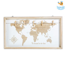 Load image into Gallery viewer, Wanderlust Photo Hanging Wooden Board
