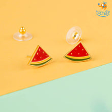Load image into Gallery viewer, Watermelon Gold Plated Earrings
