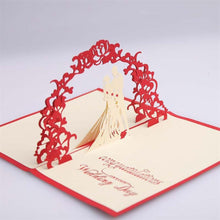 Load image into Gallery viewer, Wedding Pop-up Card
