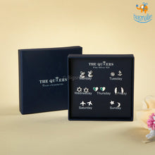 Load image into Gallery viewer, Weekly Earrings Gift Box - 7 pcs
