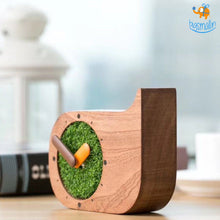 Load image into Gallery viewer, Whale Shaped Wooden Desk Clock
