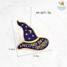 Load image into Gallery viewer, Wizard in Training Metallic Lapel Pin
