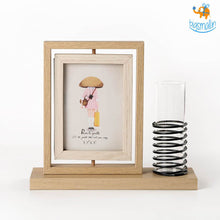 Load image into Gallery viewer, Wooden Photo Frame With Holder
