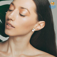 Load image into Gallery viewer, Zebra Gold Plated Earrings
